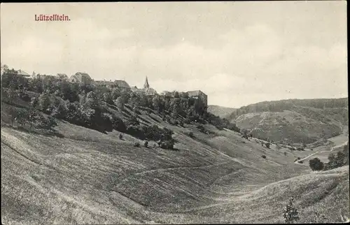 Ak La Petite Pierre Lützelstein Elsass Bas Rhin, Blick auf den Ort