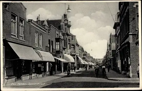 Ak Den Helder Nordholland Niederlande, Spoorstraat