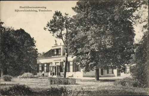 Ak Veenhuizen Drenthe, Hoofddirecteurswoning Rijkswerkinrichting