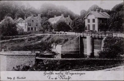 Ak Wageningen Gelderland Niederlande, Grebbe nabij Wageningen