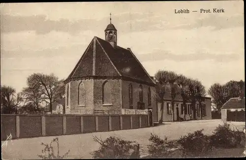 Ak Lobith Rijnwaarden Gelderland, Prot. Kerk