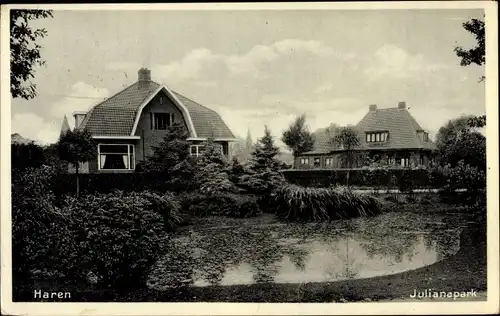 Ak Haren Groningen Niederlande, Julianapark