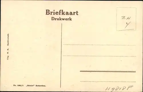 Ak Neder Hardinxveld Südholland, Achterdijk