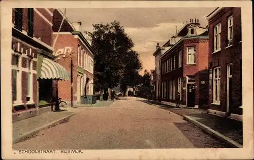 Ak Rijswijk Südholland Niederlande, Schoolstraat