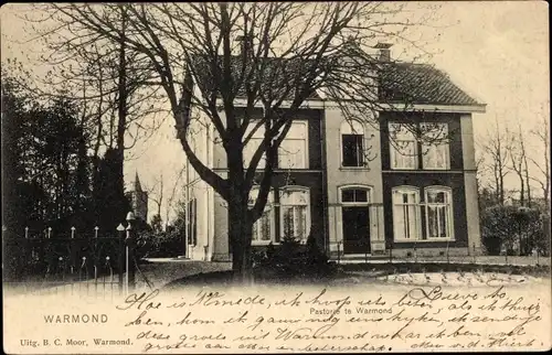 Ak Warmond Südholland, Pastorie
