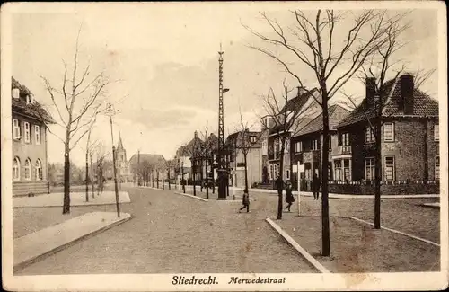 Ak Sliedrecht Südholland Niederlande, Merwedestraat