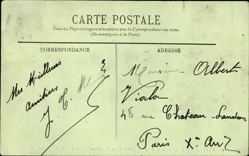 Ak Exposition Coloniale de 1907, Entree de la Maison du Notable