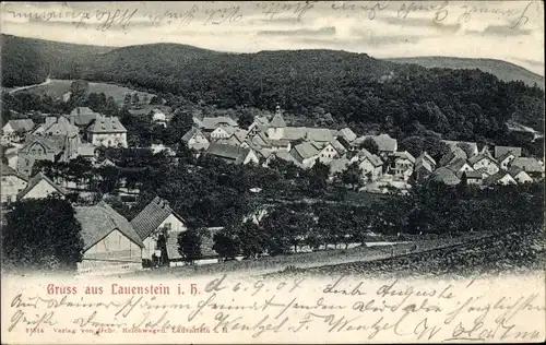 Ak Lauenstein Salzhemmendorf in Niedersachsen, Gesamtansicht