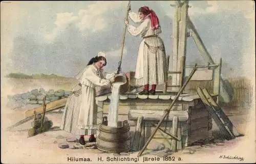 Künstler Ak Schlichtingi, H., Hiiumaa, Eesti Rahva Muuseumi pildikirjastus, järele 1852 a.