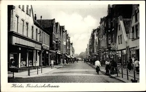Ak Heide in Holstein, Friedrichstraße