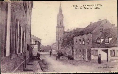 Ak Germersheim am Rhein, Rue du Tour de Ville