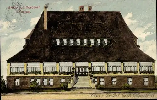 Ak Norddorf auf Amrum Nordfriesland, Ambronenhaus