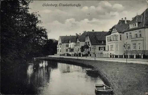 Ak Oldenburg im Großherzogtum Oldenburg, Elisabethstraße