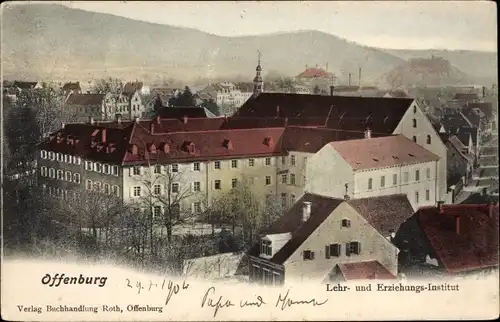 Ak Offenburg in Baden Schwarzwald, Lehr- und Erziehungsinstitut