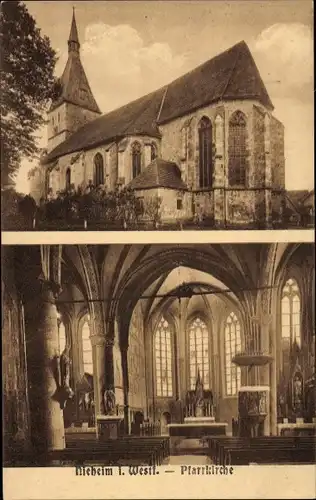 Ak Nieheim in Westfalen, Pfarrkirche