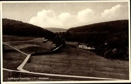 Ak Nastätten im Taunus, Blick zum Waldbad