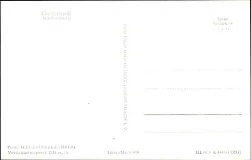 Ak Elsterwerda in Brandenburg, Straßenpartie Rotdornweg