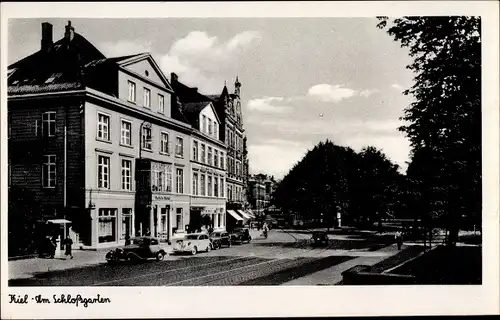 Ak Kiel Schleswig Holstein, Partie im Schlossgarten