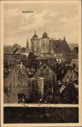 Ak Marktbreit in Unterfranken, Blick auf den Ort