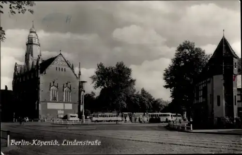 Ak Berlin Köpenick, Partie in der Lindenstraße