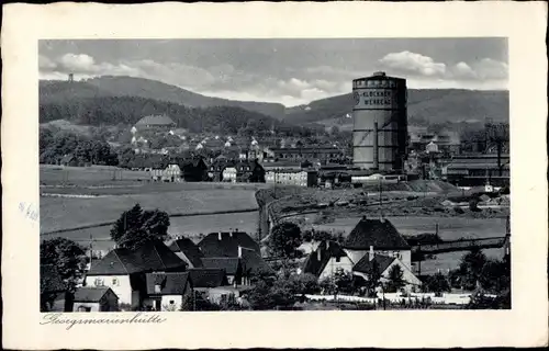 Ak Georgsmarienhütte in Niedersachsen, Gesellschaftshaus der Klöckner Werke, Ortsansicht