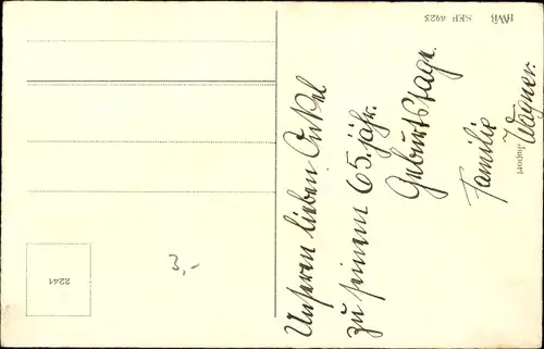 Ak Glückwunsch Geburtstag, Mädchen in einem Automobil, Flieder, Rosen