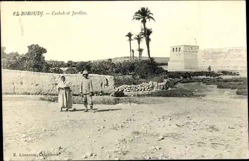 Ak El Borouj Marokko, Casbah et Jardins