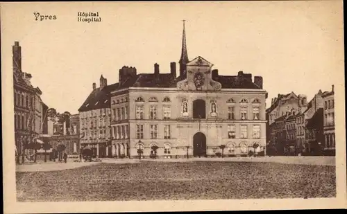 Ak Ypres Westflandern, Hopital