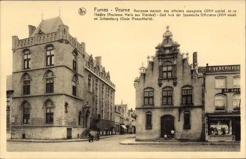 Ak Furnes Veurne Westflandern, Ancienne maison des Officers espagnols, F. Vercruysse