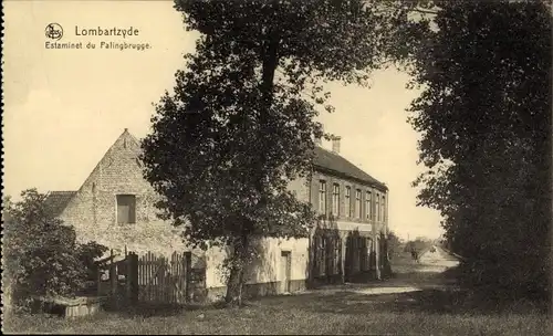 Ak Lombartzyde Lombardsijde Middelkerke Westflandern, Estaminet du Palingbrugge