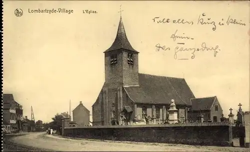 Ak Lombartzyde Lombardsijde Middelkerke Westflandern, L'Eglise