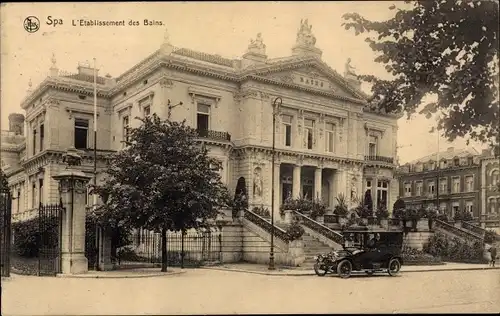 Ak Spa Wallonien Lüttich, Etablissement des Bains