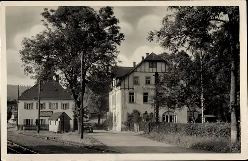 Ak Jöhstadt Erzgebirge, Straßenpartie