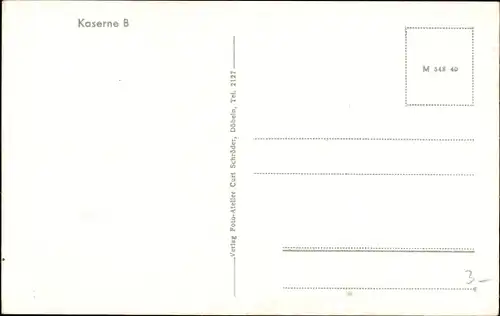 Ak Döbeln in Sachsen, Kaserne B