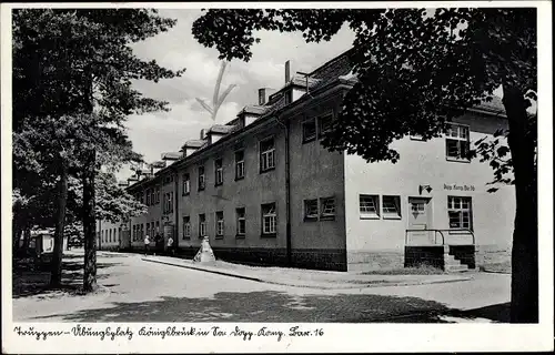 Ak Königsbrück in der Oberlausitz, Truppenübungsplatz, Dopp. Komp. Bar. 16