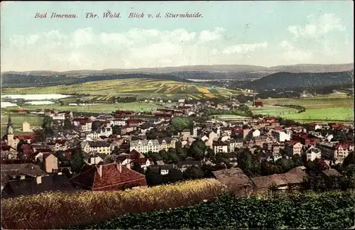 Ak Ilmenau in Thüringen, Blick von der Sturmheide