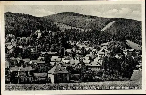 Ak Elgersburg in Thüringen, Teilansicht mit Hohe Warte