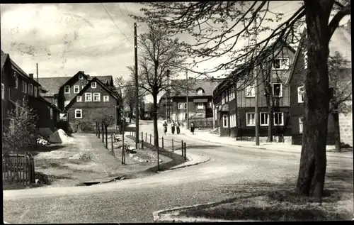 Ak Frauenwald Thüringen, Blick zur Nordstraße, Straßenpartie