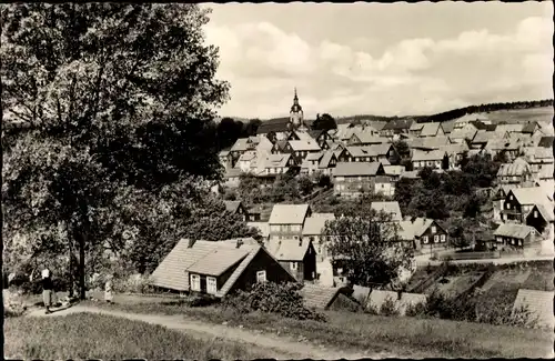 Ak Geschwenda Geratal Thüringen, Panorama