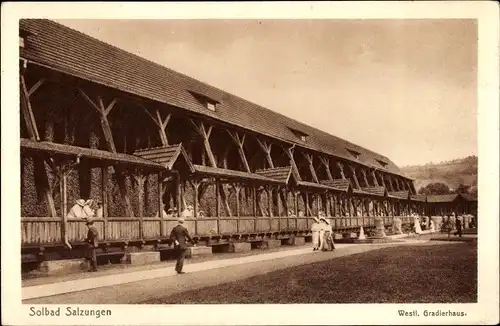 Ak Bad Salzungen in Thüringen, Westl. Gradierhaus