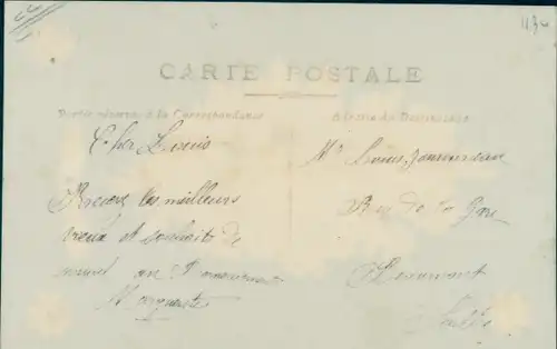 Zelluloid Ak Glückwunsch Neujahr, Blumenstrauß, Rosen, Veilchen