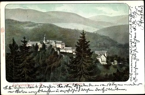Ak Schwarzburg in Thüringen, Schloss