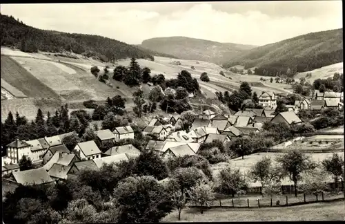 Ak Döschnitz in Thüringen, Panorama