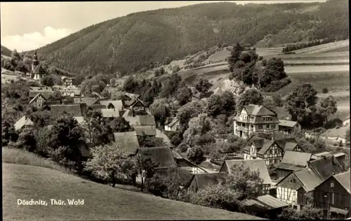 Ak Döschnitz in Thüringen, Panorama