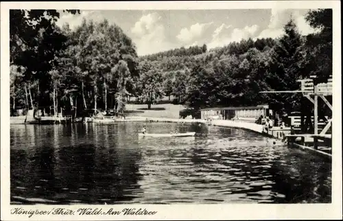 Ak Königsee in Thüringen, Am Waldsee