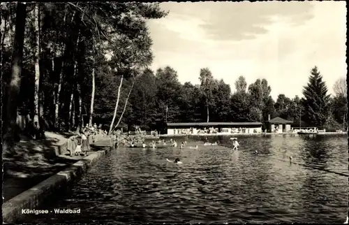 Ak Königsee in Thüringen, Waldbad