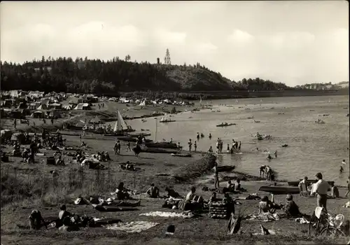 Ak Pöhl Vogtland, Talsperre, Badestrand