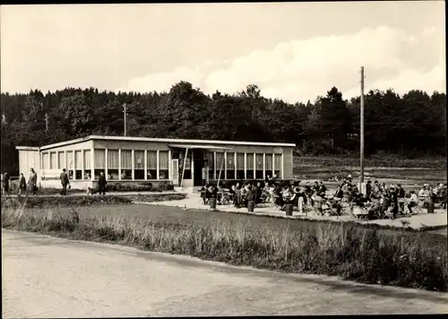 Ak Pöhl Vogtland, Konsum Imbisshalle Talsperrenblick