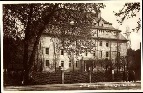 Ak Bad Gottleuba in Sachsen, Kinder-Bezirksanstalt