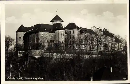 Ak Oelsnitz Vogtland, Schloss Voigtsberg